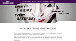 Desktop Screenshot of millionclub.eu